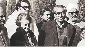 Indira Gandhi, Sheikg Mujib & Dr kamal